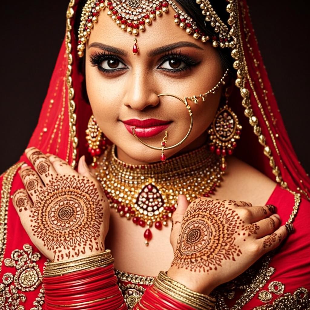 Bridal Mehendi Portrait